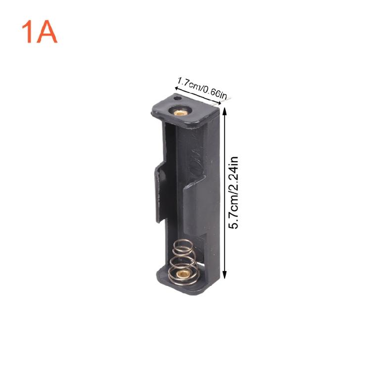 Heavy Duty 2A Battery Holder With Solderable Contacts Plastic Metal Hybrids Construction For Prolonged Use