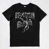 T-shirt Vintage Led Zeppelin Band Rock Tour Concerto Unisex Maglietta Nera