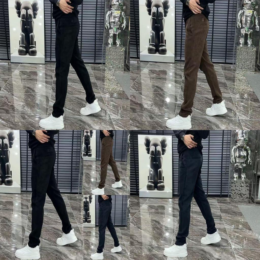 Athleisure Pants For Men With High Elastic Cotton Fabric For Casual Daily Wear