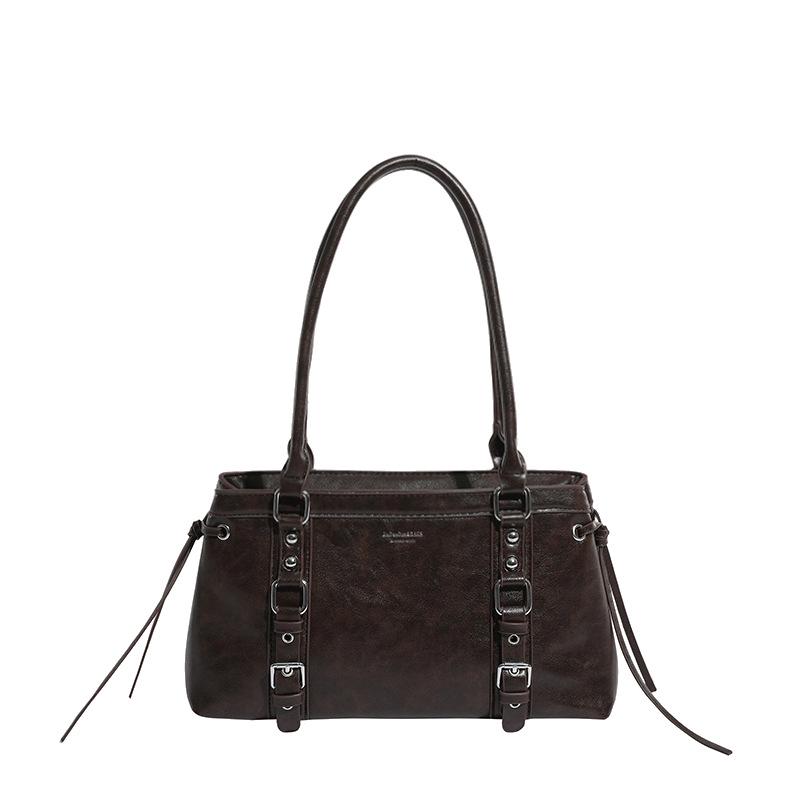 Retro Niche Underarm Tote: 2025 Autumn/Winter Korean Fashion, Versatile Large-Capacity Handbag