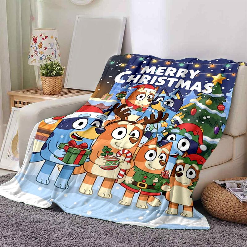 1Pc Christmas Friends Celebration Blanket Soft And Comfortable Casual Warm Camping Travel Christmas Halloween Gift M92153