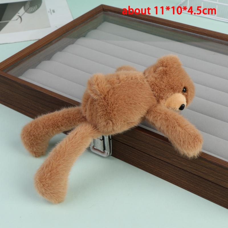 Cute Fluffy Plush Hair Claw Non-Slip Grip Soft Fuzzy Hair Clip for Girls Daily Wear Date Outdoor Gathering