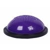 Yoga Semi-Circular Balance Ball: Thickened, Explosion-Proof Pilates Fitness Ball with Striped Wave Design.