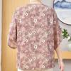 Plus Size 3XL-8XL Summer Casual Blouses for Women Tops Loose Vintage Clothes Oversize Half Sleeve Shirt