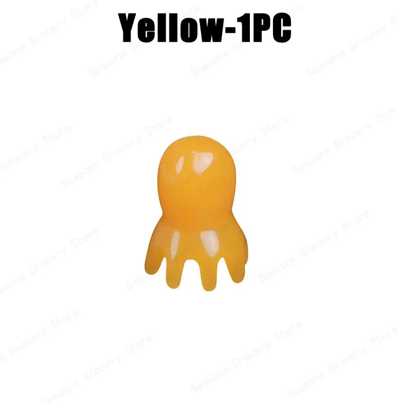 2025 New Resin Octopus Scalp Massage Comb Acupressure Meridian Therapy Hair Care Portable Relaxation Tool Natural Material