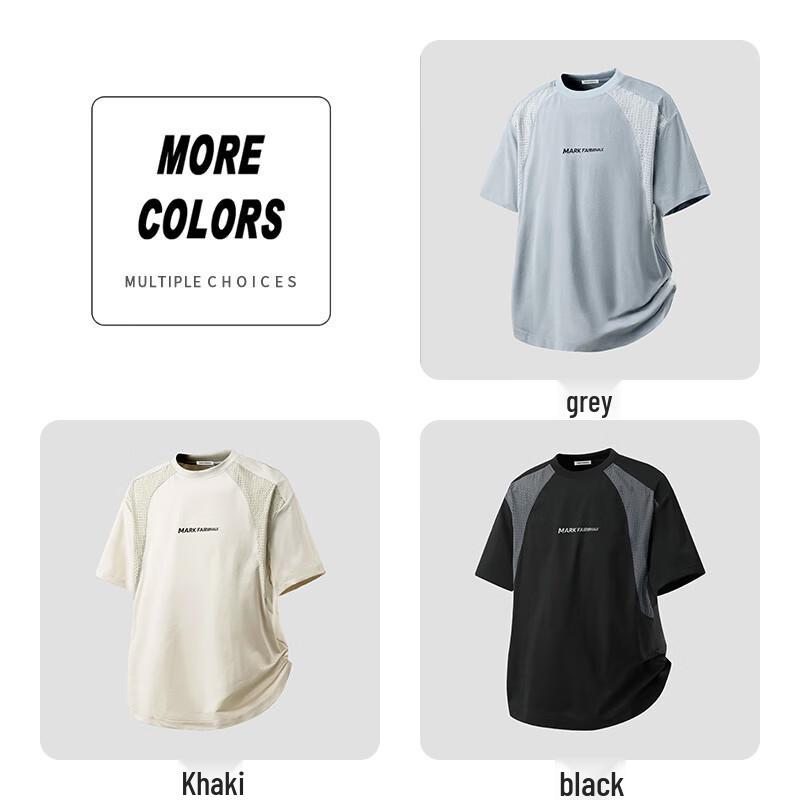 Mark Fairwhale Men's Breathable Mesh Panel Outdoor Sports T-Shirt