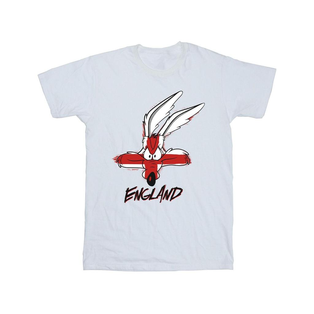 Looney Tunes Mens Coyote England Face T-Shirt
