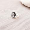 Bague Fait Main en Argent Sterling 925 avec Pierre Gemme Rutile Noir Pour Filles RR-62-24