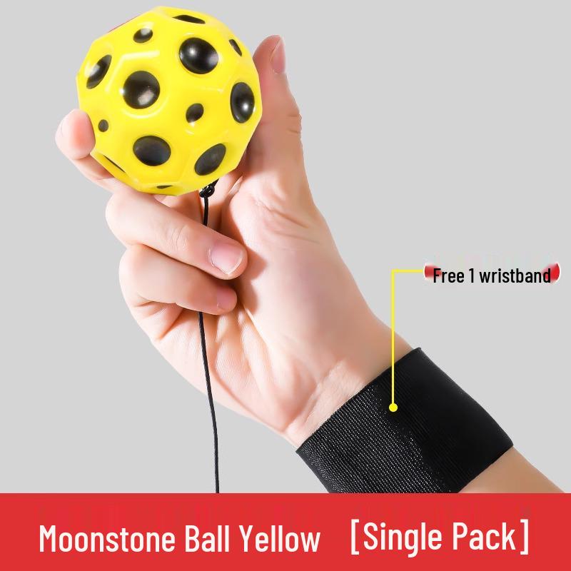Elastic Wristband Rubber Boomerang Ball for Kids & Seniors - Fun & Stress Relief.