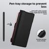 For Samsung ZFold7 Case Slim Luxury Flip Cover with Pen Slot W25 Foldable Screen Card Holder