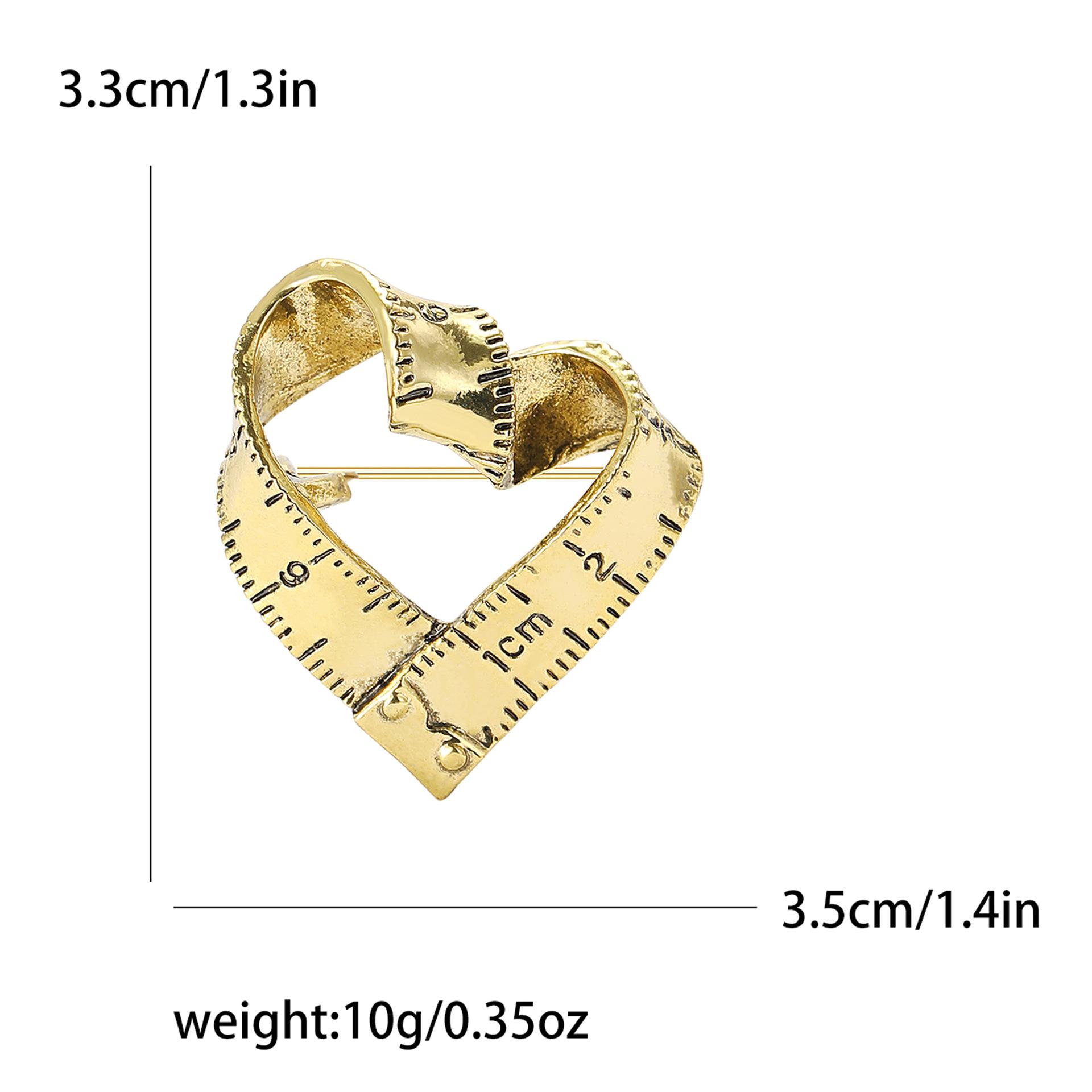 

Креативна гальванічна рулетка у формі серця Модний жіночий костюм Сорочка Корсаж Ювелірна шпилька