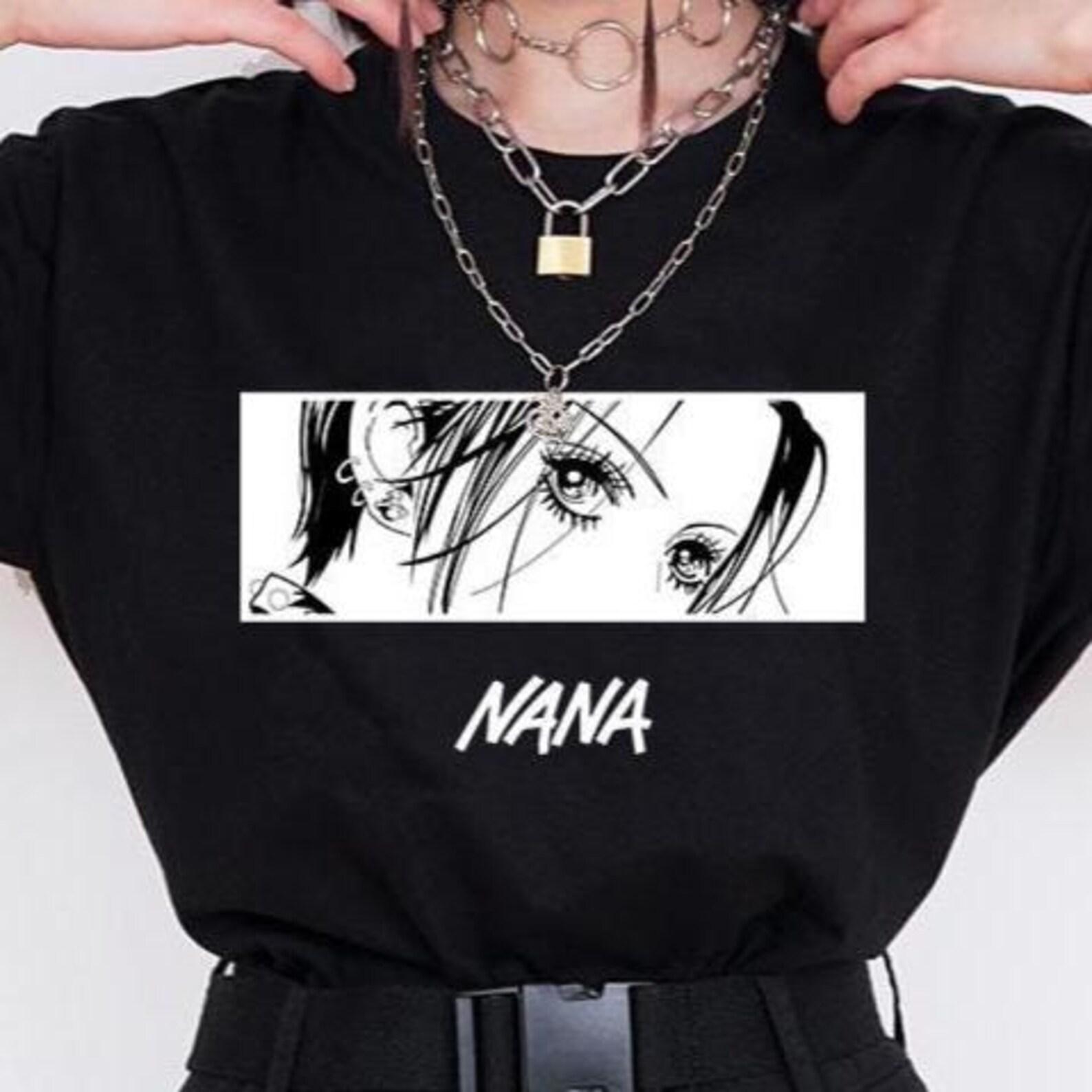 Nana Anime Tshirt - Black Stones Band,Nana Shirt 3XL