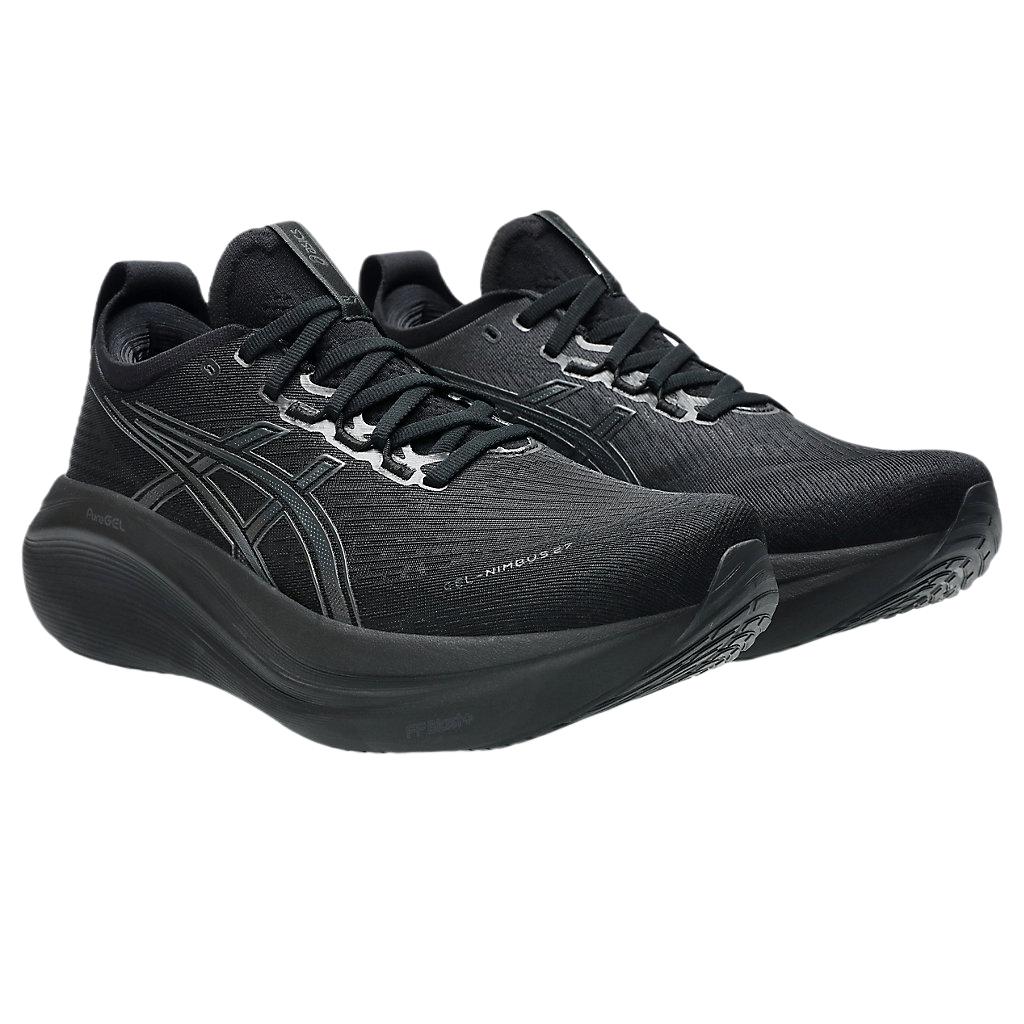 New Asics Anti Slip And Wear Resistant Lightweight Low Top Running Shoes Men's Black 2E Width 1011B956-001
