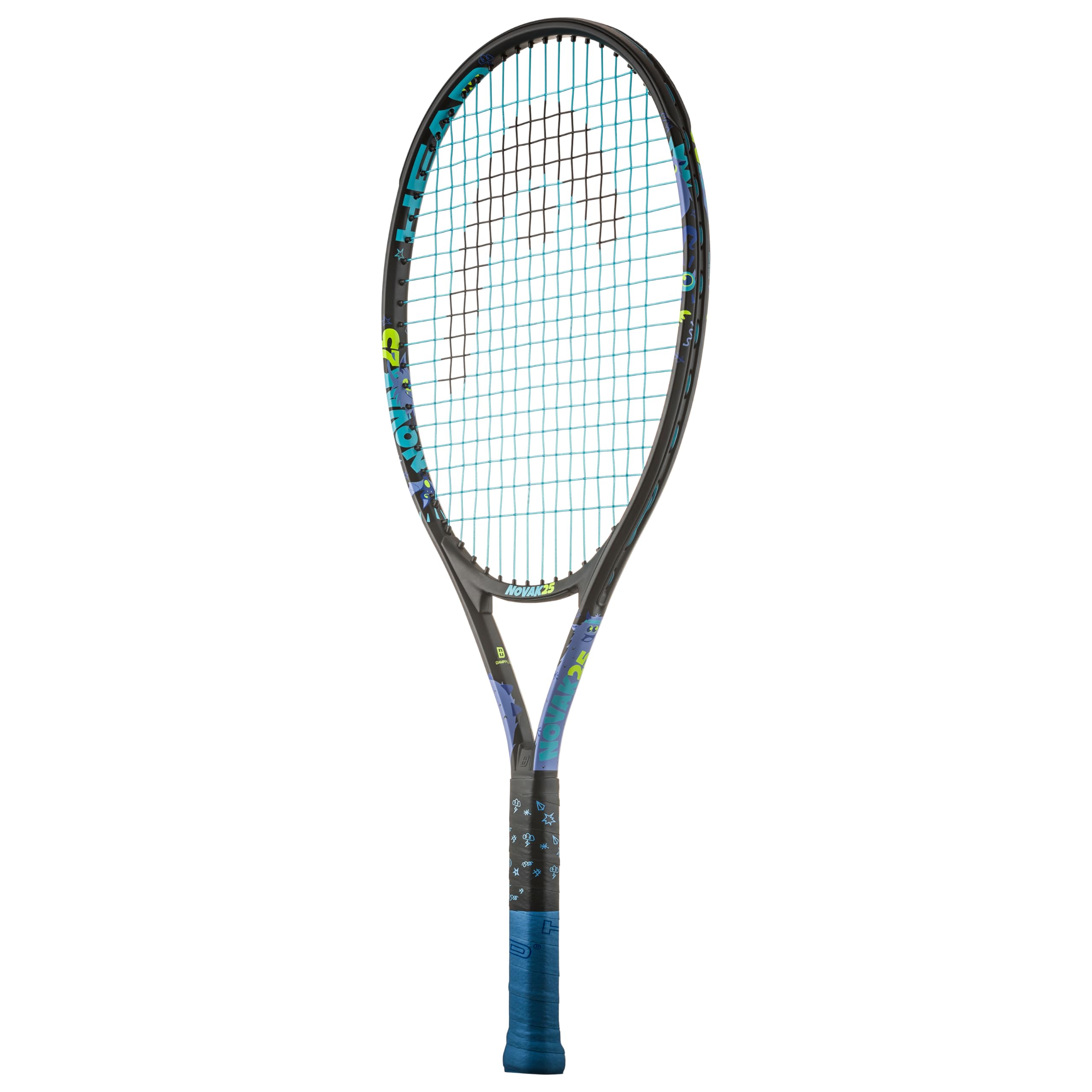 

HEAD Novak 23 Junior Tennis Racket Pre-strung (235014) синій