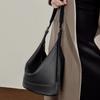 Genuine Leather Large-capacity Work Commuting Bag, High-end Bucket Bag