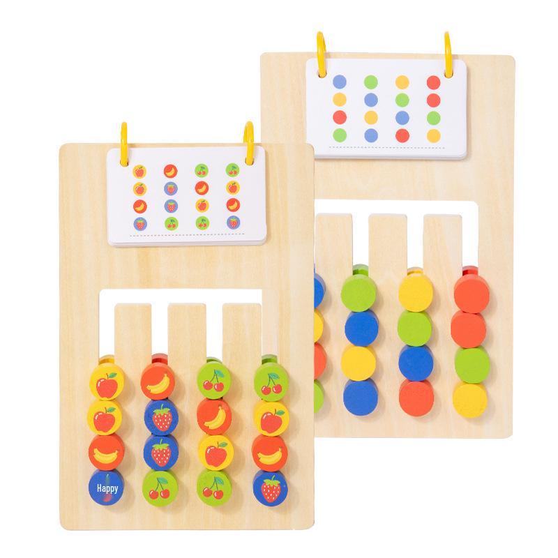 Four-Color Educational Game for Kids: Enhance Shape Recognition and Logical Thinking