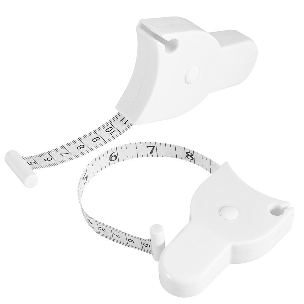 2pcs Direct Reading Retractable Tape Measure Automatic Retractable Tape For Fitness Weight Loss