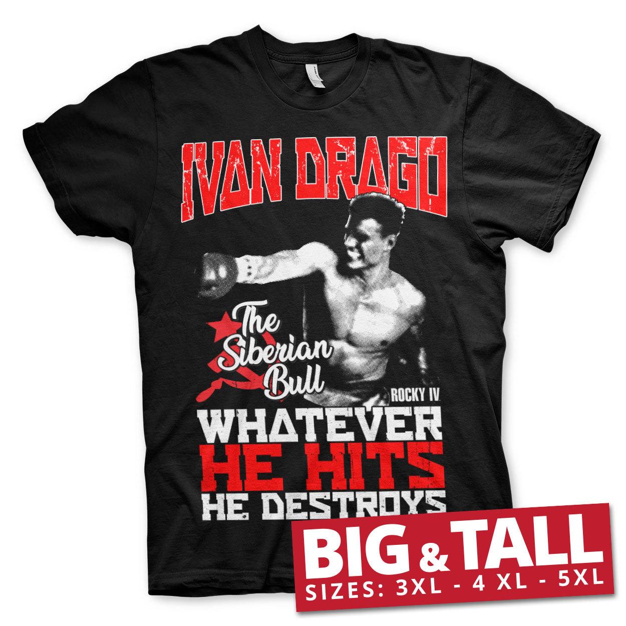 Authorized RockyIvan DragoThe Siberian Bull 3XL4XL5XL T-Shirt M
