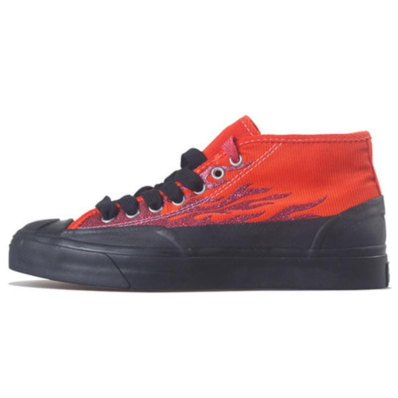 A$AP x Converse Jack Purcell Chukka Mid Mid-Top Board Shoes Unisex Red