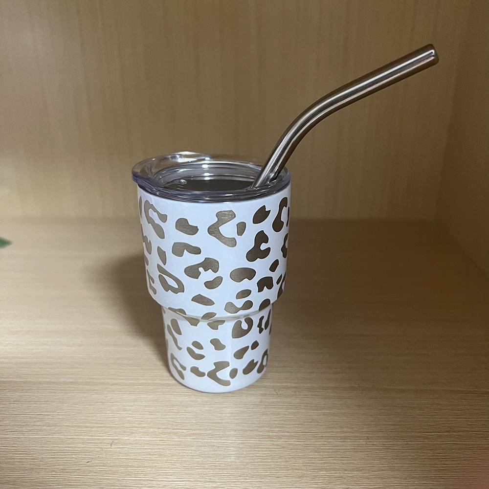 1 Piece 2oz Mini Portable Stainless Steel Coffee Juice Hot And Cold Drinking Cup Suitable For Bar Travel And Camping