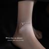 2025 Trendy Women's 925 Sterling Silver Bead Anklet: Summer Fashion Ankle Chain Jewelry