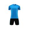 (Blue No Custom, L Height 165-170CM) Football Jerseys Sets Men Sports Soccer Jersey Survetement Football Uniforms Women Soccer Training Suit