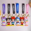 Creative Mickey & Minnie Keychain: Donald Duck Pendant for Couples - Cute Bag or Car Accessory