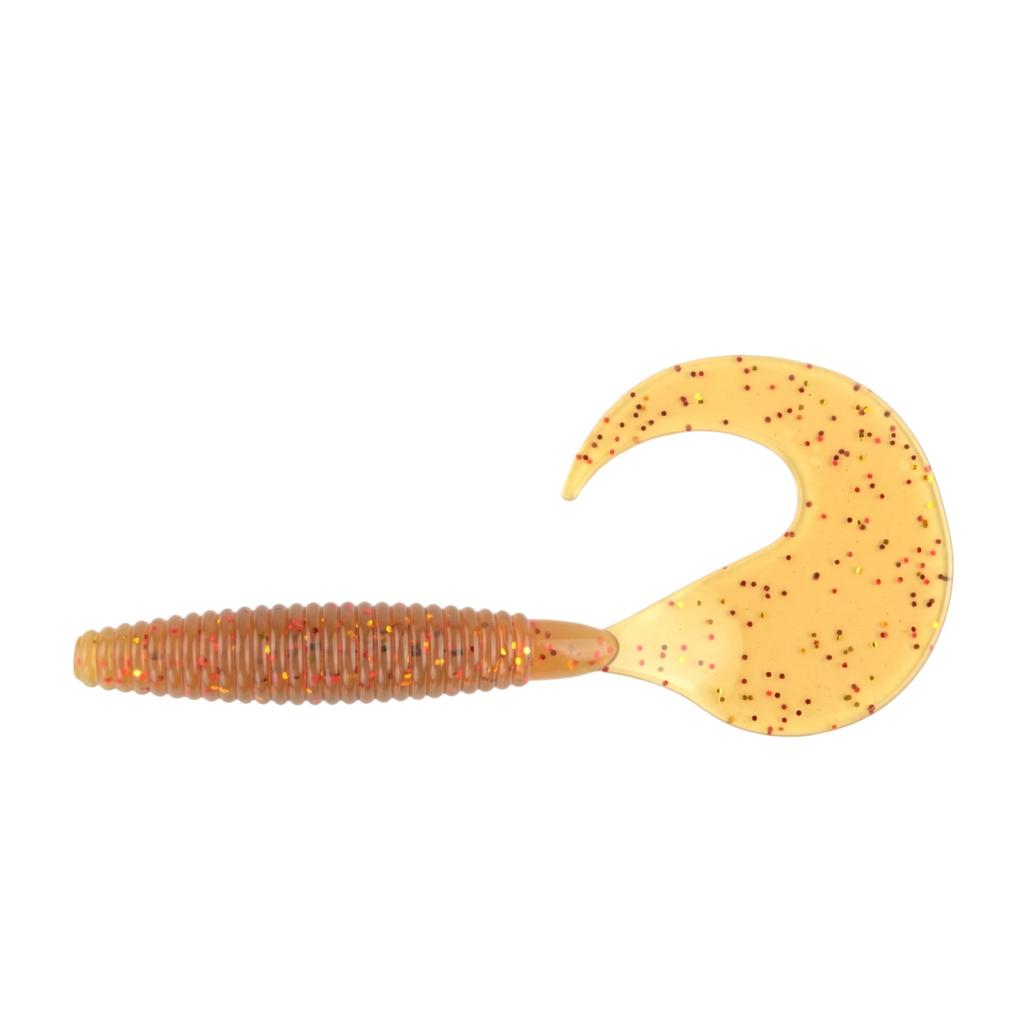 Miękka przynęta wędkarska 9cm Grub z kręconym ogonem Przynęta z żebrowanym korpusem Miękki robak Swimbait do wędkarstwa słodkowodnego i słonowodnego