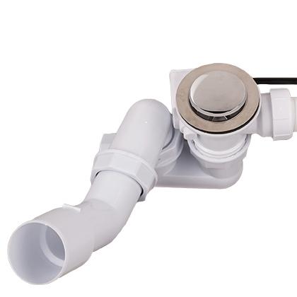 Aqua ForYou Automatic Bathtub Siphon - Chrome