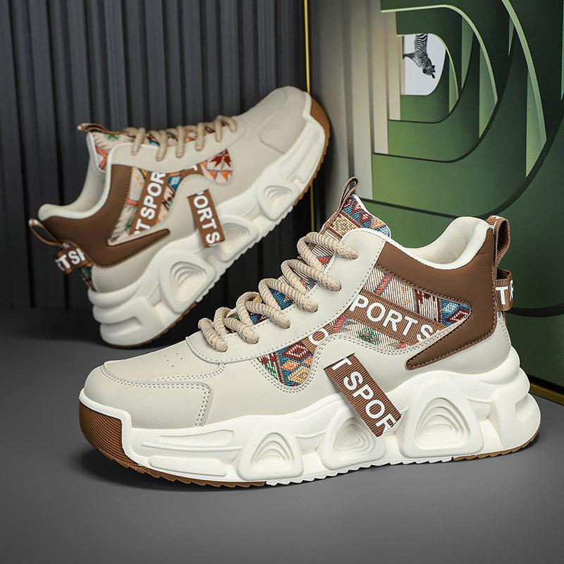 

Интернет-знаменитости, популярная мужская обувь 2025 года, новая весенняя обувь для путешествий на открытом воздухе, универсальная спортивная и обувь для отдыха на платформе, увеличивающая рост, обувь для папы 39 хаки