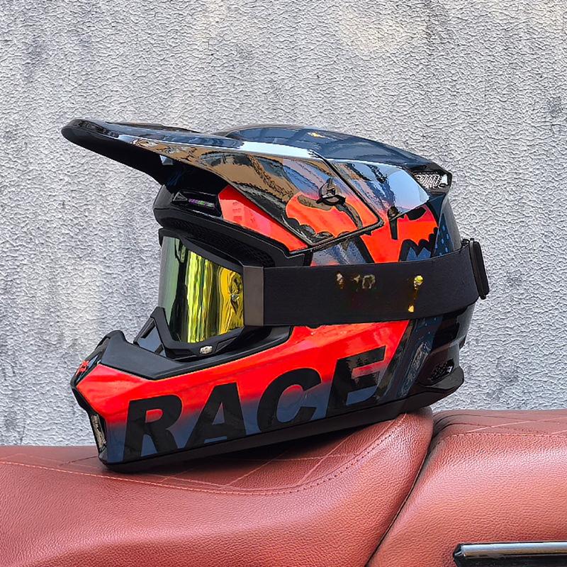 Off-Road Helmets Kids Teens Electric Bike Helmets Men and Women Rally Helmets Mountain Bike Riding Downhill