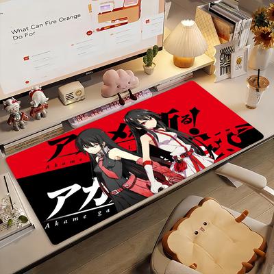 Anime A-Akame Ga K-Kill Mouse Pad Non-slip Rubber Gamer Balance Computer Mat Decoracion Deskmat Laptop Office Large