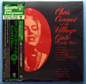 LP Record CHRIS CONNOR - At The Village Gate YW7817RO ROULETTE 1977 Japan Jazz
