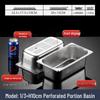 ZISIZ Perforated Stainless Steel Gastronorm Pan