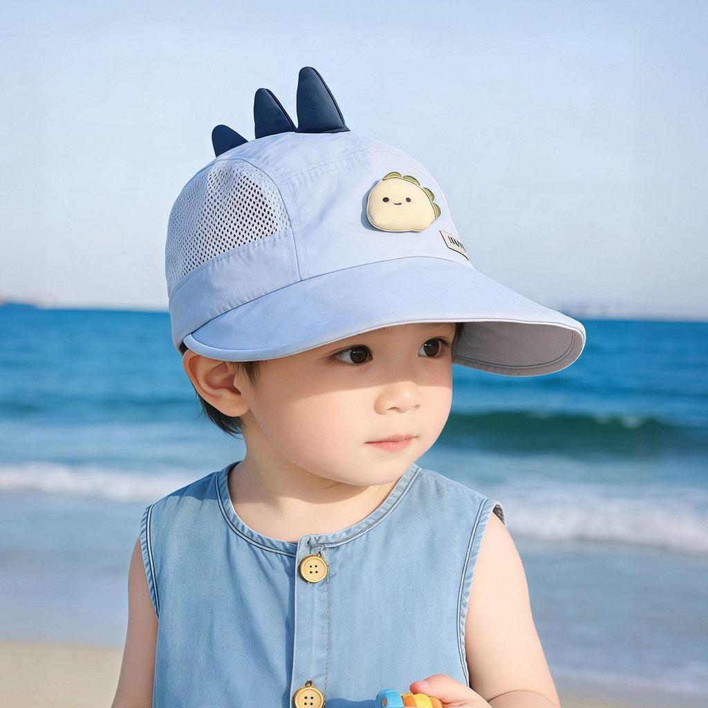 Children's Cute Summer Mesh Sun Hat With Large Brim