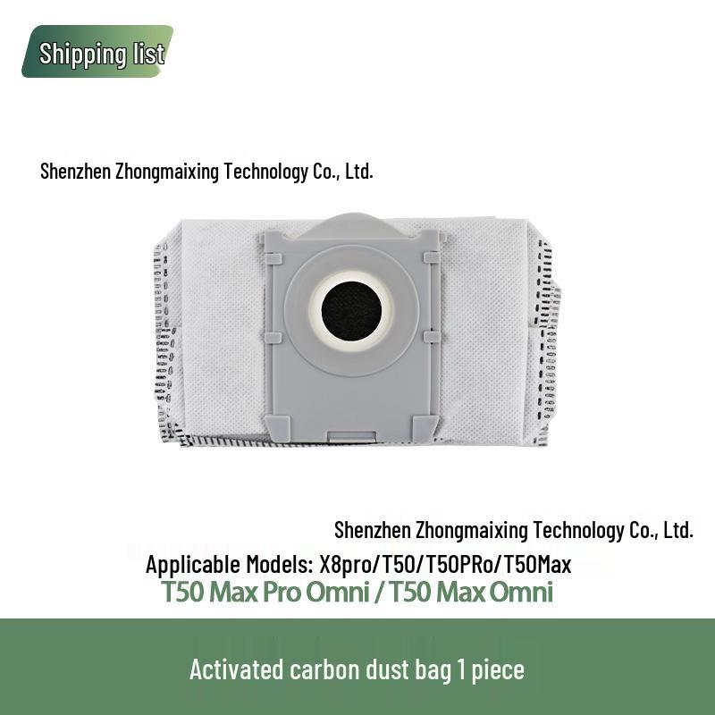 Ecovacs T50 PRO Robot Vacuum Cleaner Accessories: Filter, Mop Cloth, Side Brush, Dust Bag, Cleaning Solution