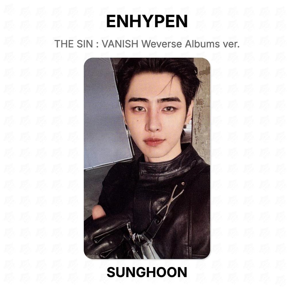 ENHYPEN THE SIN : VANISH Weverse Albums Ver. Official Photocard
