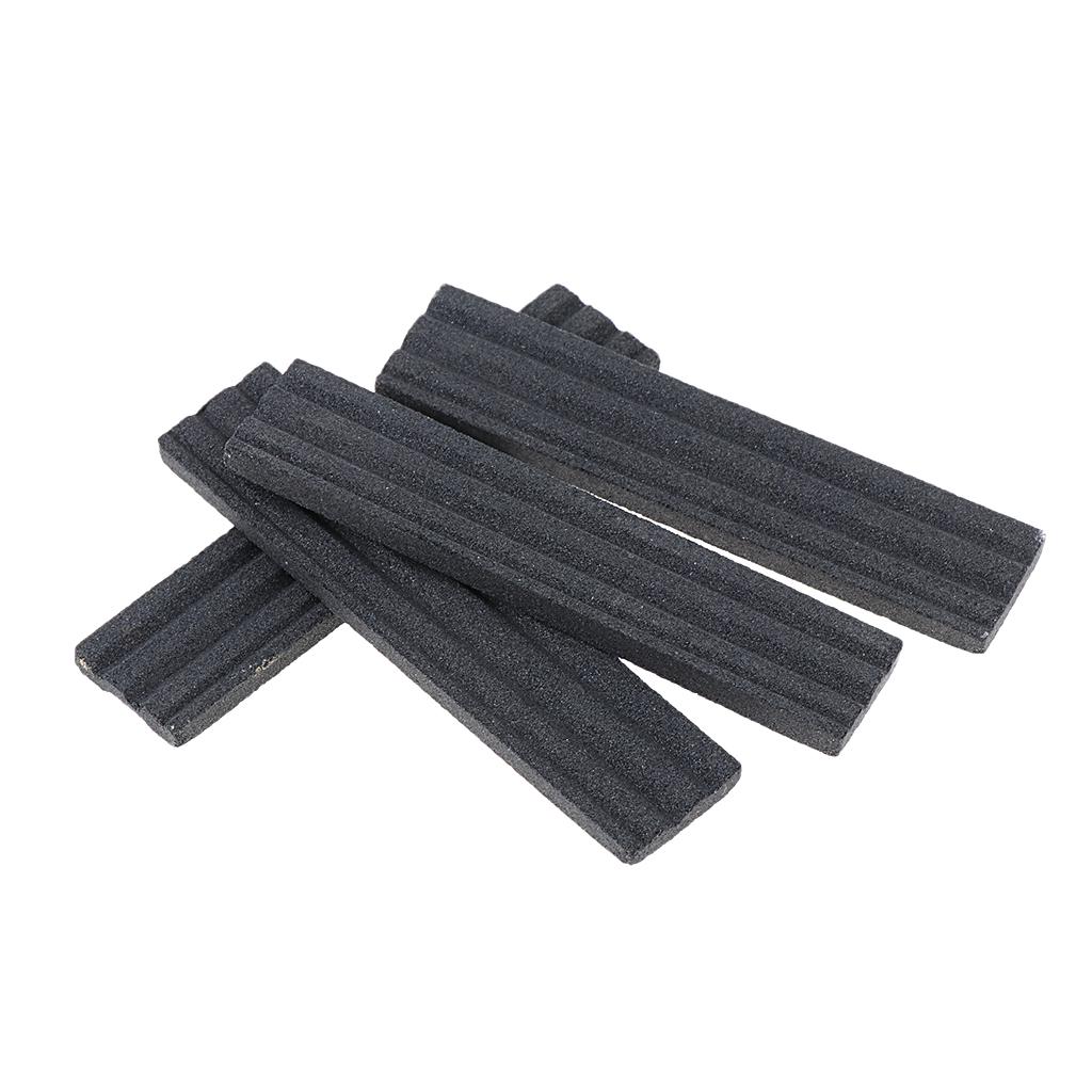 4pcs Hook and Knife Sharpening Stone for Outdoor Fishing Camping