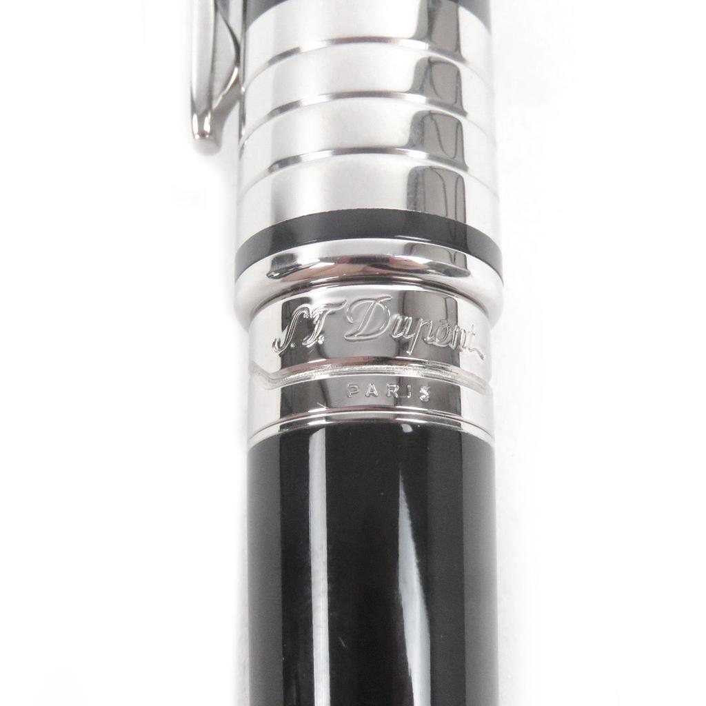 Pristine Dupont fountain pen Olympio Cap type Silver black 18K mens Used