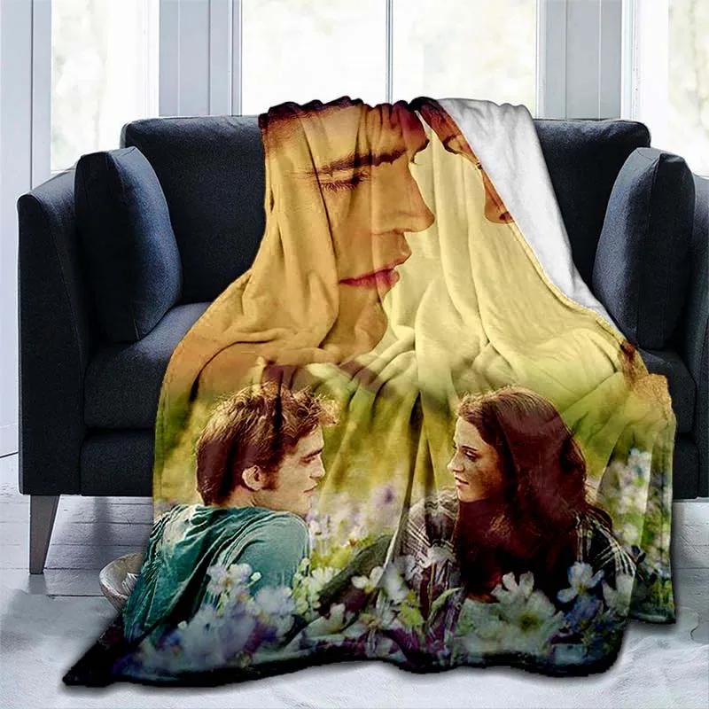 Twilight 3D printed blanket children's warm blanket soft and comfortable home travel portable blanket birthday gift blankets