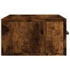 Wall Mounted Nightstands (2 pcs) Smoked Oak 35 x 35 x 20 cm