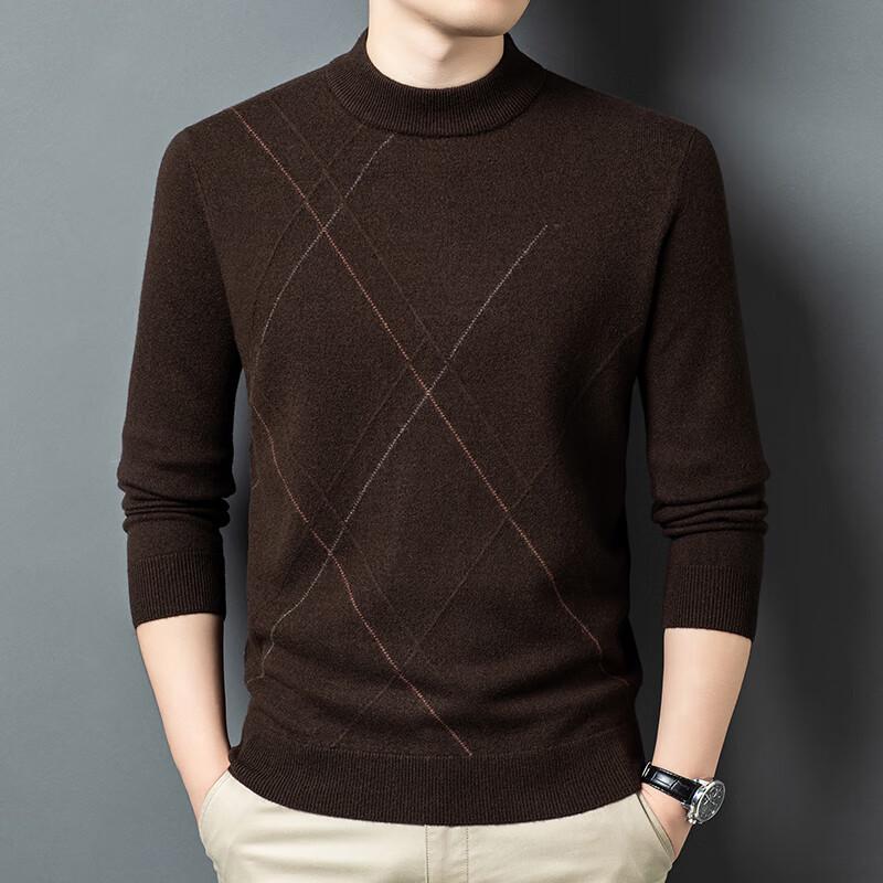 Firstview Herren Winter 400g Dick 12-Gauge Wollpullover FV25D1970