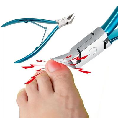 1Pcs Wide Opening Toenail Clippers Non Slip Long Handle For Thick Ingrown Nails Professional Pedicure Trimmer Tool