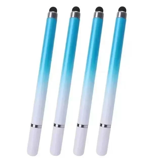 2IN1 Universal Stylus Pen High Sensitivity Tablet Drawing Capacitive Touch Pen for Samsung Iphone Cellphone Tablet Screen Pencil
