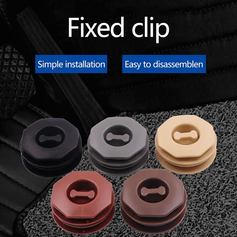 4Pcs Universal Detachable Car Floor Mat Anti-Slip Clip Holders Sleeves Auto Carpet Fixing Clamps Interior Automobile Accessories