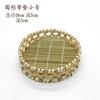 Handwoven Bamboo Dustpan Basket, Farmhouse Fruit Tray for Hotel Kitchen, Rustic Steamed Bun Holder Decor