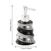 Small Ceramic Luxury Lotion Bottle Refillable 200ml Countertop Sink Soap Dispenser Waterproof Reusable Sub Bottle