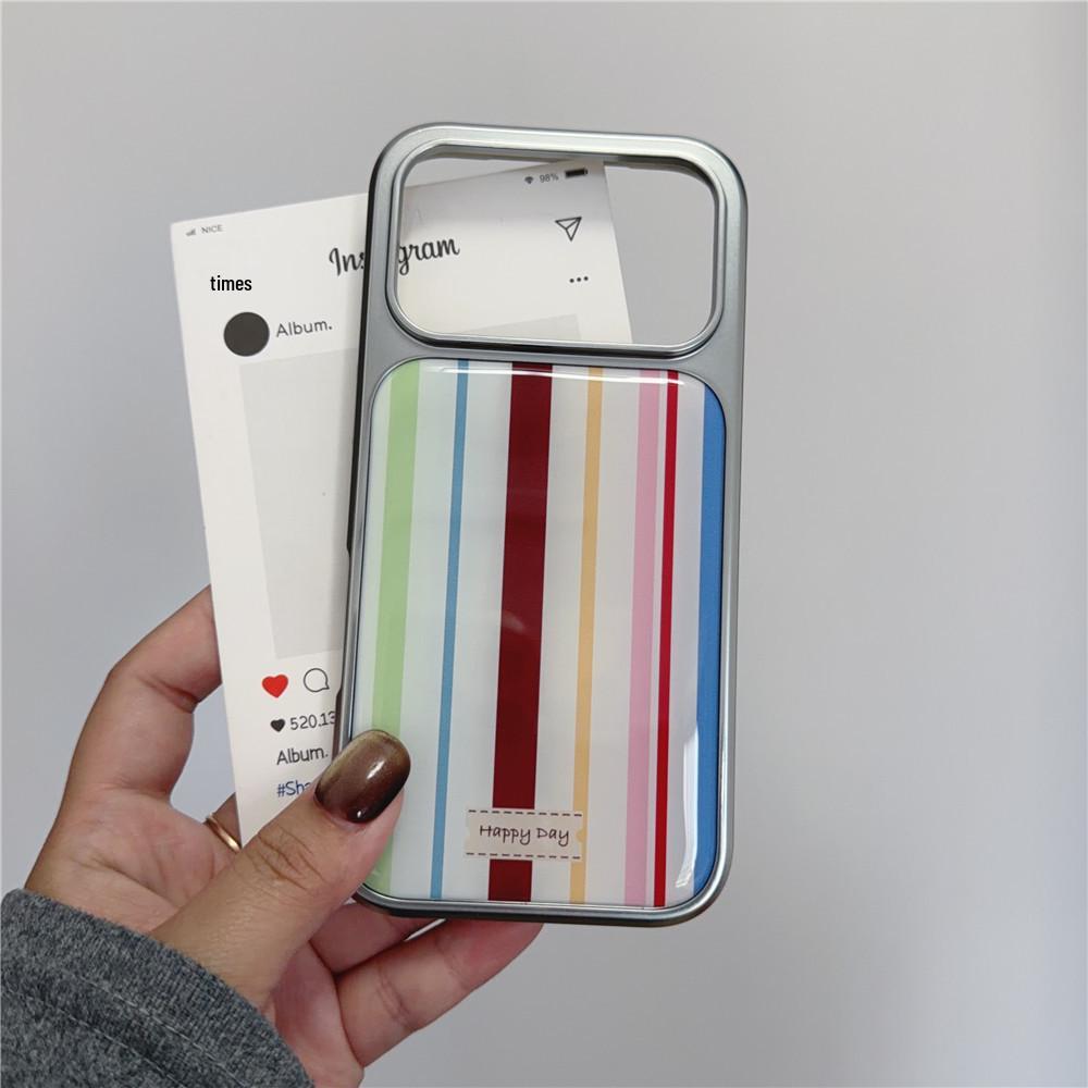 Niche Striped Case for iPhone 17Pro, 16Pro Max & 15Pro – Personalized Premium Style iPhone 16promax