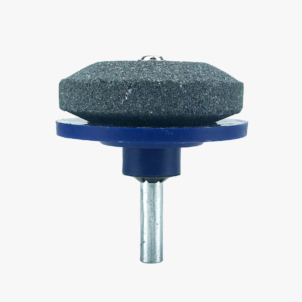 

Точильный камень, точильный станок для газонокосилки, лезвие, используемое для заточки ножей, шлифования металла, полировки, переоборудования электрической дрели, шлифовального станка синий