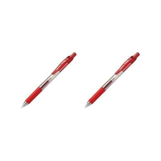 JTX Gel Knock Ballpoint Pen Red H043J-RD Gel Ink Ballpoint Pen (Knock Type)